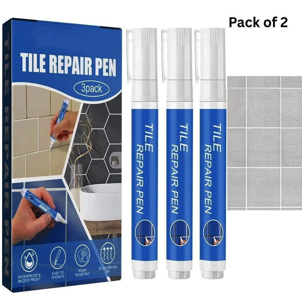Tile Repair Pen  Grout Pen for Bathroom, Kitchen, Floor & Wall Tiles