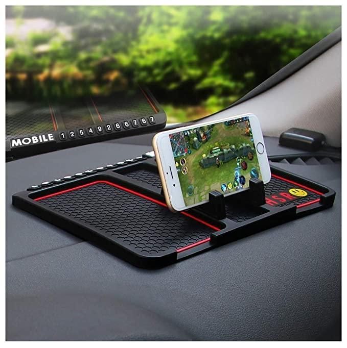 Phone GPS Holder Anti-Slip Silicone Pad and Car Mobile Holders for Car Dashboard